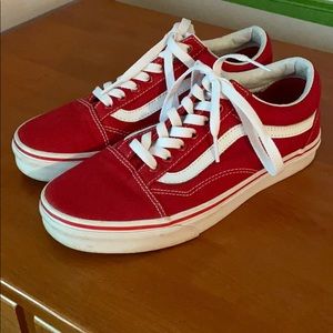 Red Old Skool Vans